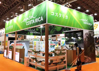 創意展臺搭建-約盾展覽助力哥斯達黎加農業部亮相FOODEX JAPAN